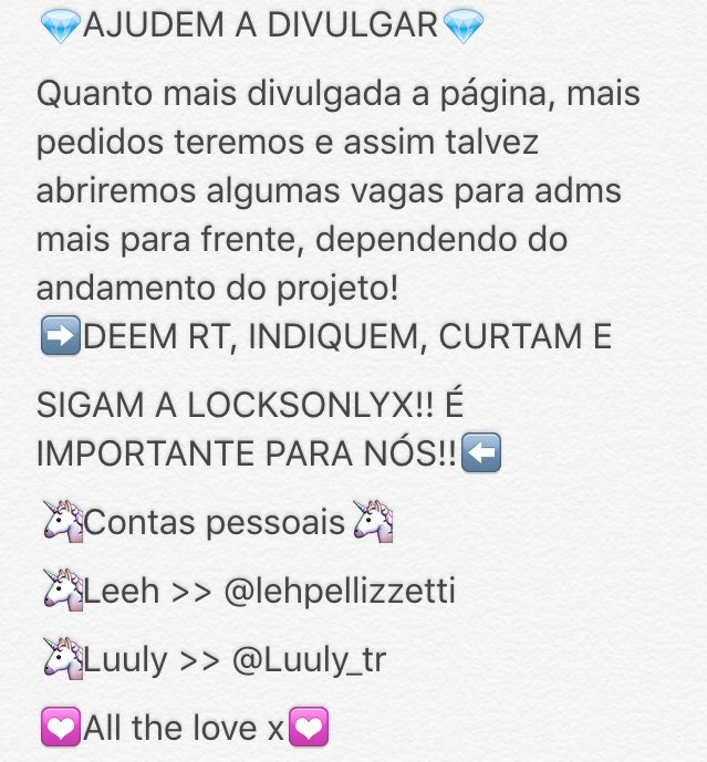 locksonlyx's tweet image. Avisooss!! Leiam por favor!! All the love always x /Leeh e Luuly