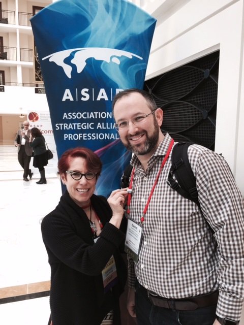 ASAP_Global's tweet photo. Way to go #DavidKronfeld @ASAP_Global #ASAPCA-AM Branding his #AllianceExperience #Medidata Solutions https://t.co/NBk5sW4QNh