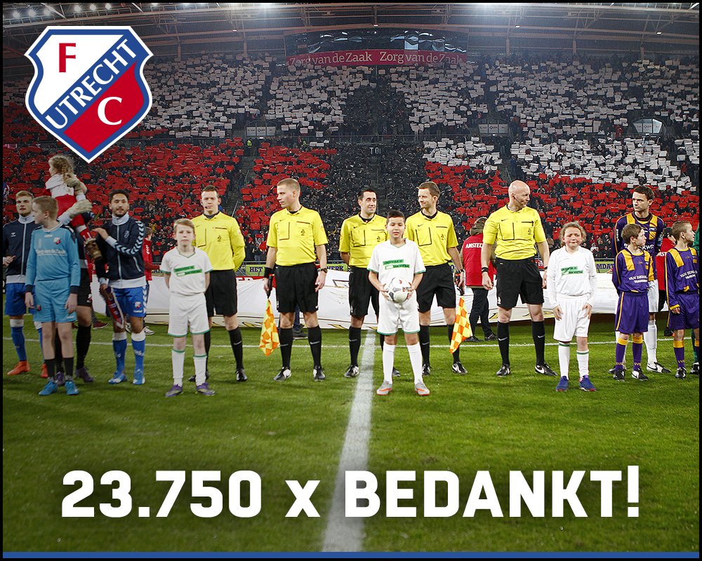 fcutrecht's tweet photo. Voor een uitverkocht @Galgenwaard030 wordt #utrvvs gespeeld. Iedereen die er is: bedankt voor je komst! #fcutrecht https://t.co/yz9I1Ve0XA