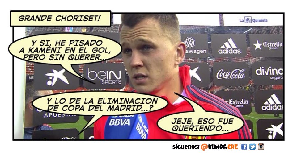 humorche's tweet photo. El mejor del partido...grande Choriset!! #malagaVCF #3puntacosmás #tornem https://t.co/M6YJTjSheG