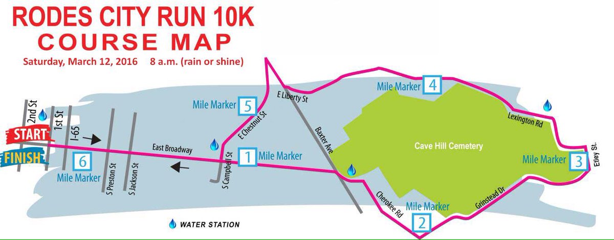 GregFischerLou's tweet photo. Rodes City Run is next weekend -- March 12. Plan ahead for many road closures https://t.co/H39liyYKRr