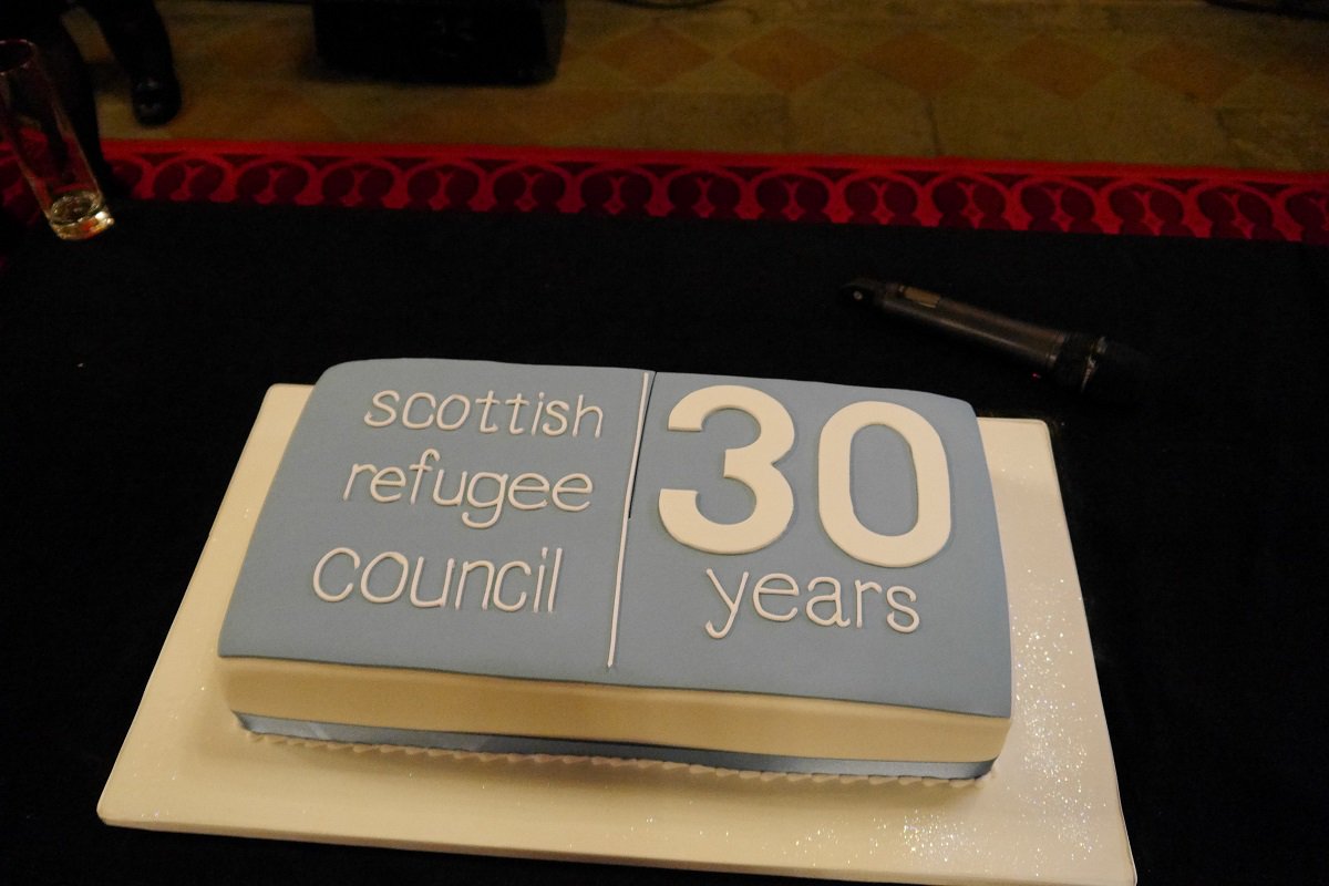 ScotGovInter's tweet photo. Celebrating 30 years of the @scotrefcouncil and the great work they do for refugees and asylum seekers #SRC30 https://t.co/8p2wmmuWYe