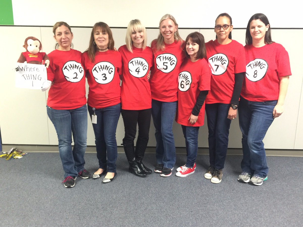 Happy birthday Dr.Seuss!  We love our 4th grade team <a href="/SlaughterES/">Slaughter Elementary</a>  #DrSeussbirthday #prideninside1516