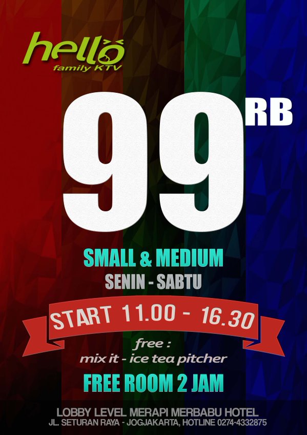 Selamat pagi,selamat beraktifitas mumpung cerah, lewat seturan mampir ke @HellofktvJogja