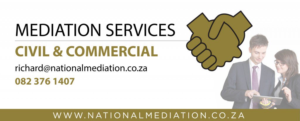Mediation_SA's tweet photo. Mediation services offered - https://t.co/7m6ZLBUodx

Divorce &amp; Family
Civil &amp; Commercial
Land ... https://t.co/ciQgpSSSL7