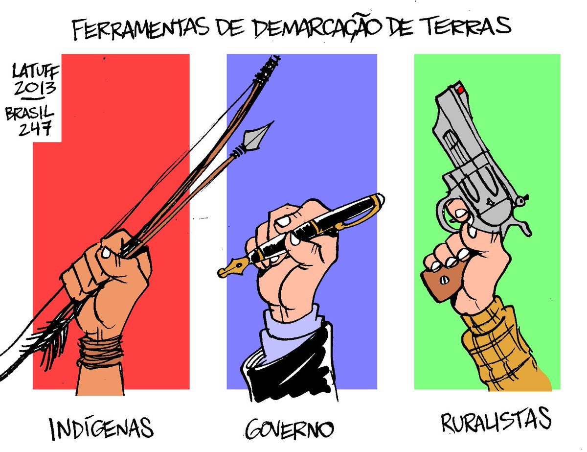 IndigenasdoBR's tweet photo. "O governo reconhece que o processo de demarcação é demorado"  https://t.co/LTe8fbaNau https://t.co/XgrUo0FwNC