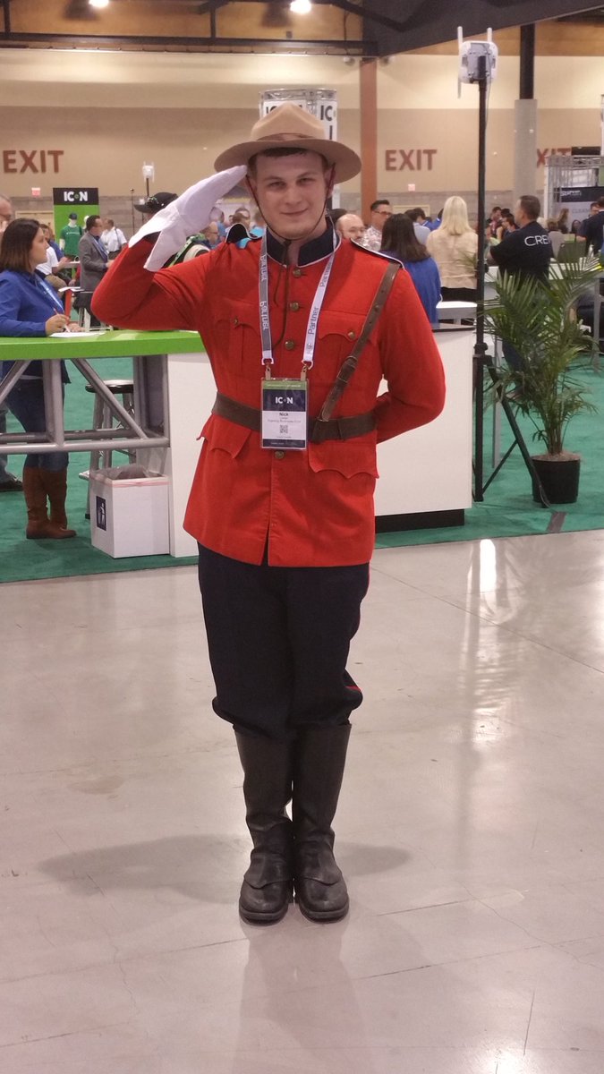 paultobey's tweet photo. The Mountie is back at #ICON16 Find him and find out what's in store. @Infusionsoft #icanjam https://t.co/Qmwd3wOffq