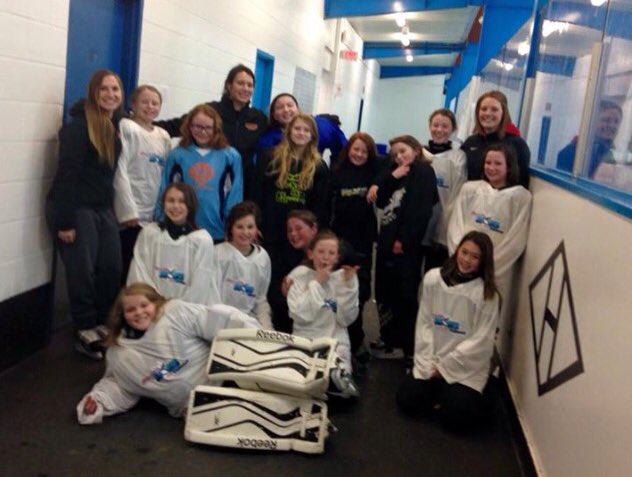 Although our season is over our work is not! Making it out to some ice times to help out. Thanks for having us Indus