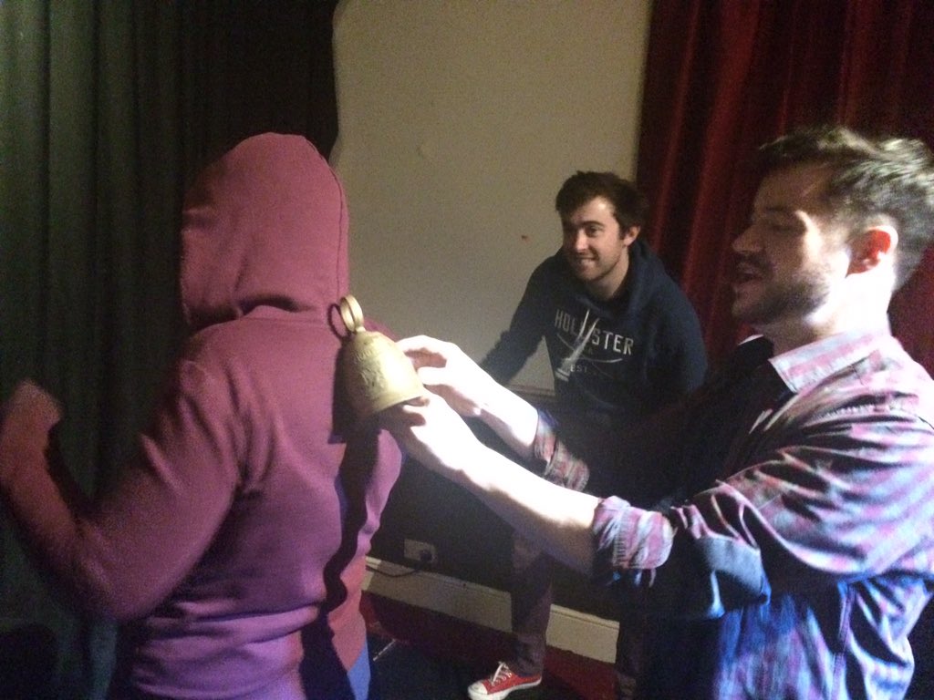 What's on your back Rosie?! #London #improv