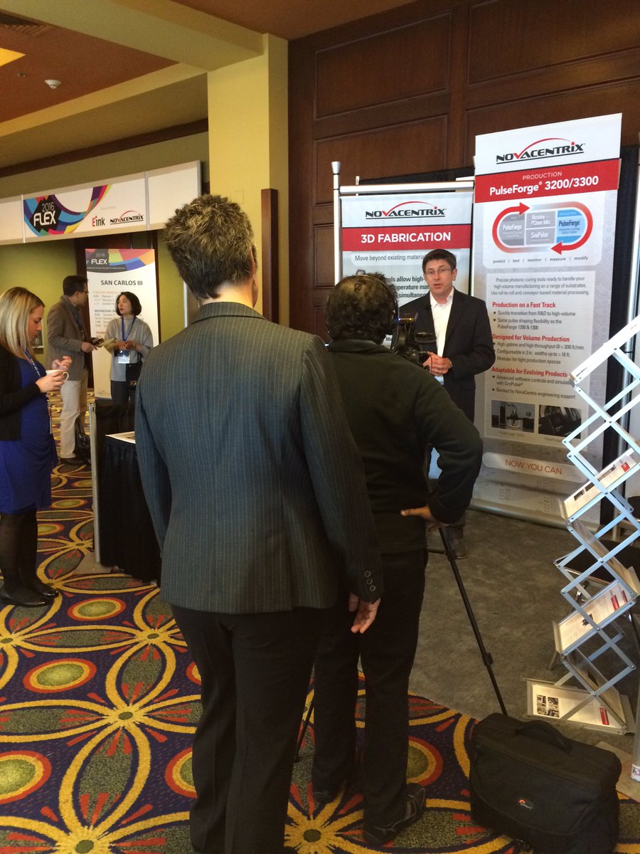 flexconf's tweet photo. Just chatting with @NovaCentrix at #2016FLEX https://t.co/wOvSLWBPMj