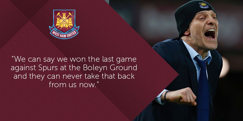 WestHam's tweet photo. The boss #COYI https://t.co/zmbSeRb5vb