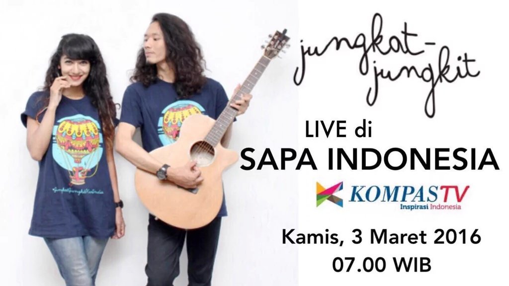 Bangun pagi, support salah 2 rekan kami cc: <a href="/_jungkatjungkit/">Jungkat-Jungkit</a> live perform di Sapa indonesia, KompasTV jam 7 pagi ini