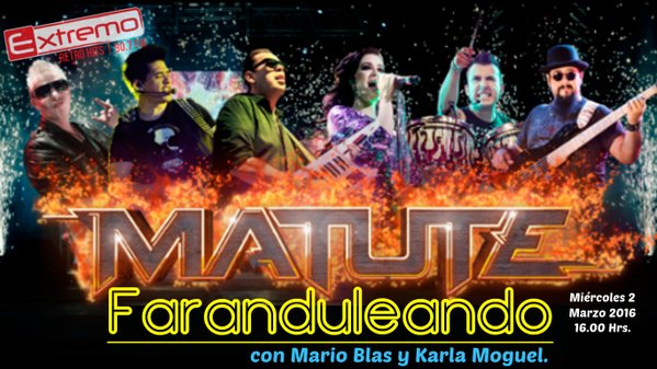 MARIOTAPACHULA's tweet photo. Estamos #Faranduleando al teléfono con @tanaplanter de @MATUTEmx sobre #LaMatutera espectáculo que veremos en 2 dias https://t.co/36ndwBvj4V