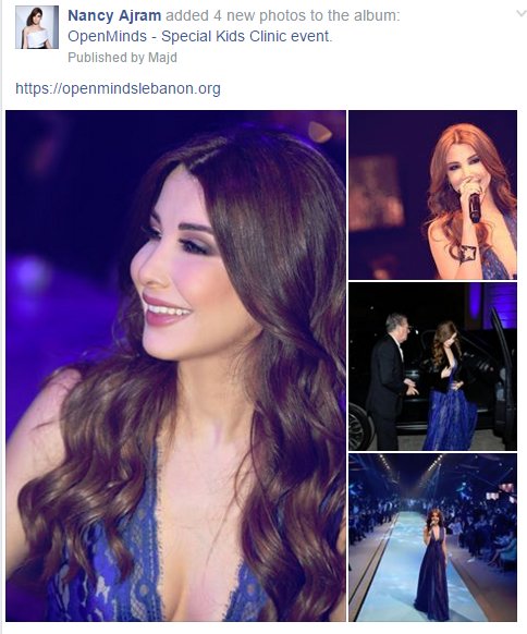 Full set from this weeks Open Minds event is now on Nancy's official facebook page! fb.com/NancyAjram