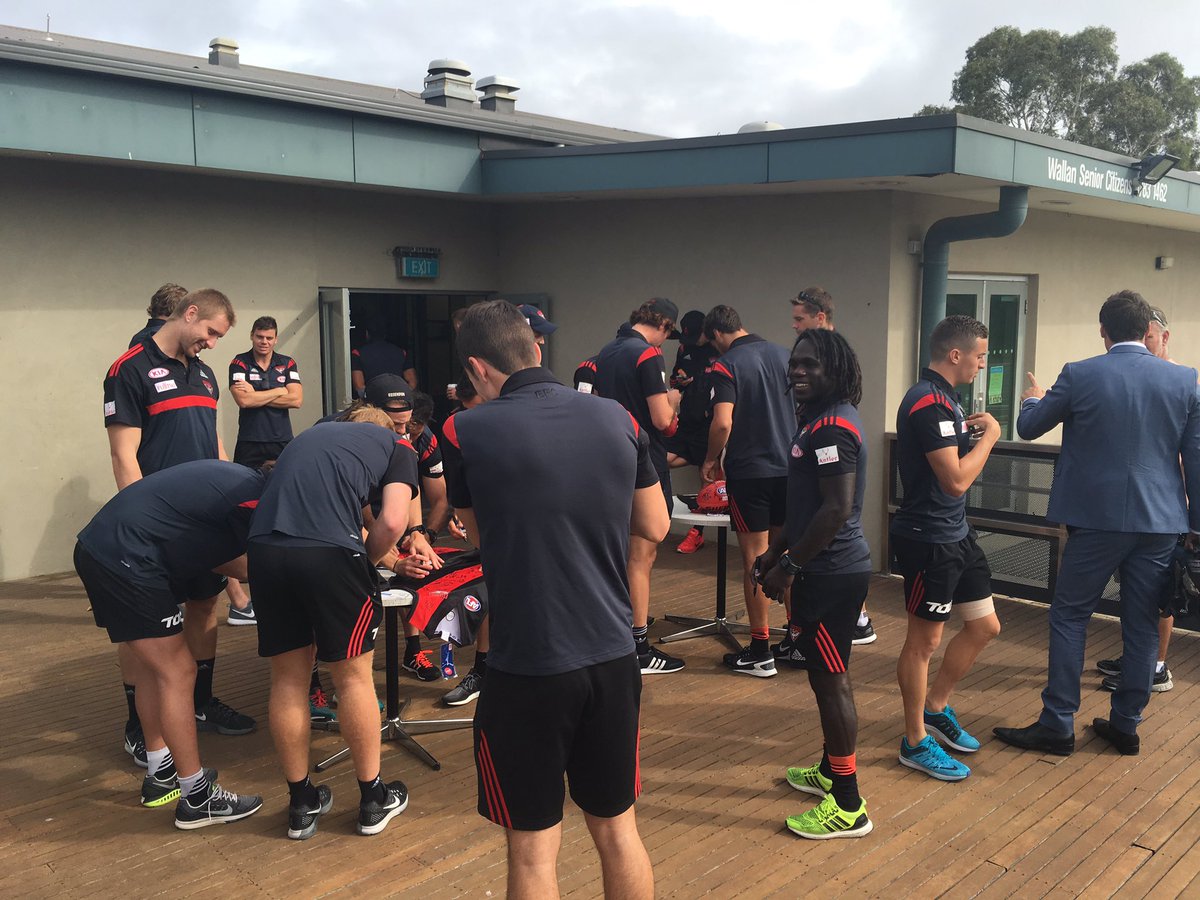 AFL_GM's tweet photo. Getting excited to visit the region @EssendonFC #communitycamp https://t.co/Mmze97lZcR