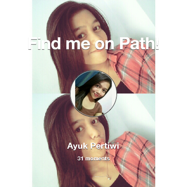 ayukpertiwi's tweet photo. I've shared 31 memories with my friends on #Path - see them now at https://t.co/sk5KoiXcK2! #thepersonalnetwork https://t.co/18VR67TkTx