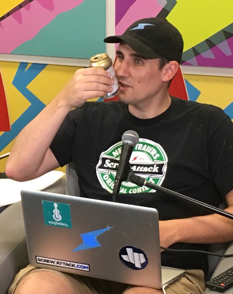 WehlerDealer's tweet photo. Apparently @StutteringCraig is planning to shotgun a beer. #Screwattacklive https://t.co/iPJuoPBvB4