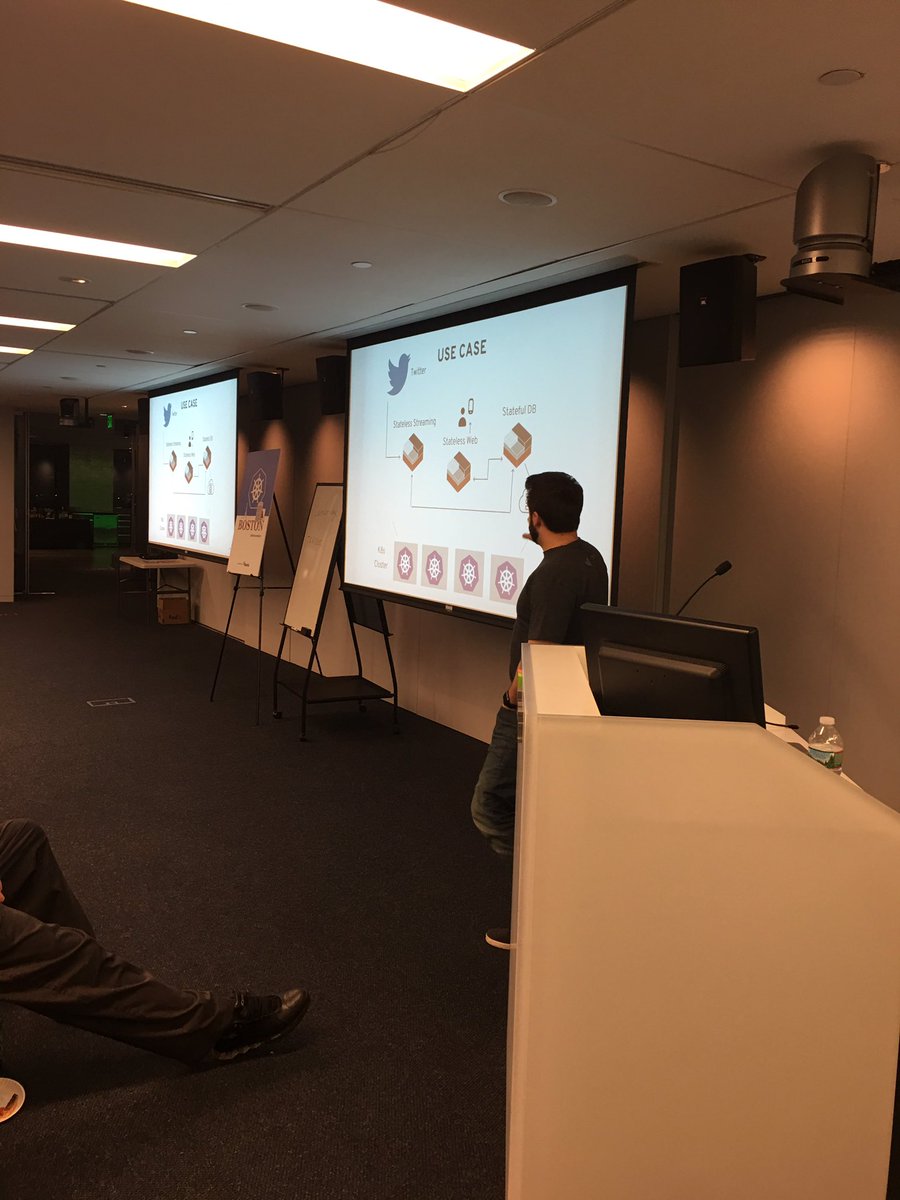 kubernetesbos's tweet image. Our first meetup with @RyanWallner has kicked off! #kubernetes #KubernetesBos