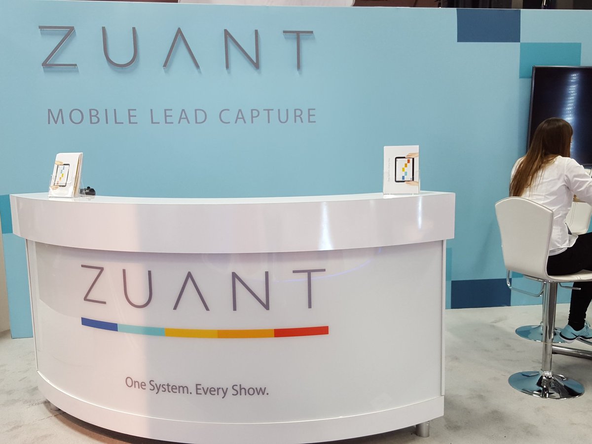 GeorgiaMayHutch's tweet photo. #ExhibitorLIVE! - thanks for having us! #Zuant team loved every minute and met some great people. See you next year! https://t.co/su7jTaBBnG