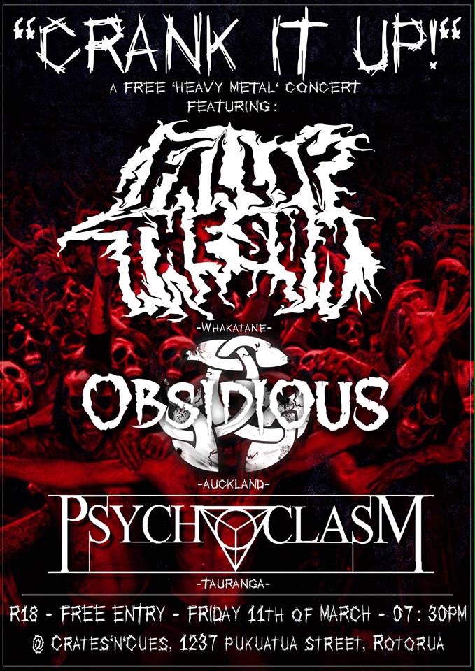 FalloftheSun's tweet image. Rotorua. NZ! Come on down to Crates n Cues on the 11th! No door charge :)