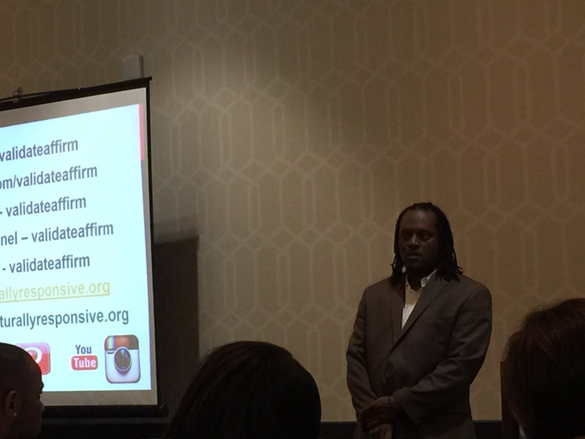 JanMayerAshley's tweet photo. Learning about culturally responsive teaching with Sharroky Hollie. Loved his session! #CATitleIConf https://t.co/ZPFsijWrHi