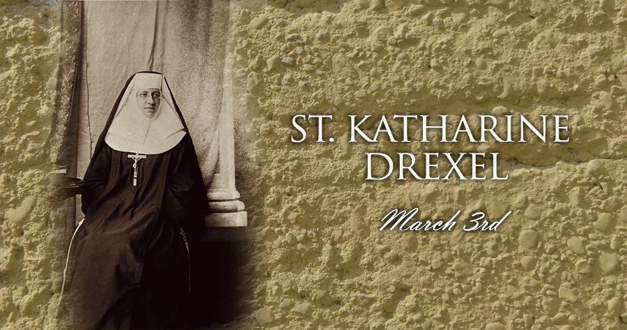 cnalive's tweet photo. https://t.co/FhJBdK7P8u St. Katharine Drexel, pray for us! #Catholic https://t.co/uk9WcqrNrc