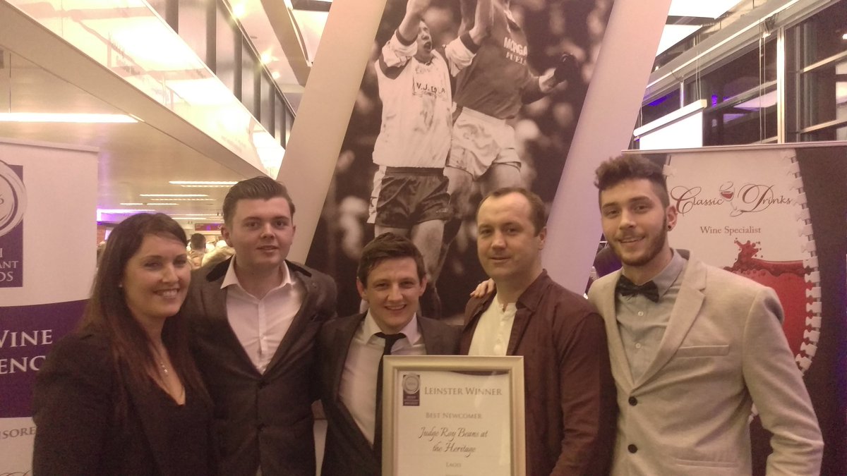 Well done <a href="/JUDGEROYBEANS/">Judge Roy Beans</a>  Laois County and The Resort were well represented tonight at the #foodoscars