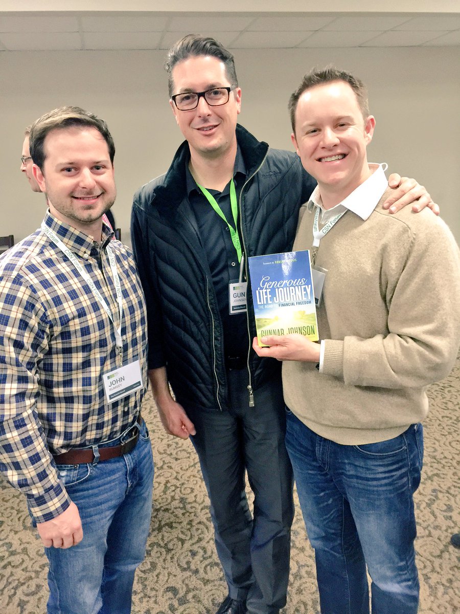 BlairGraham's tweet photo. Encouraged to learn learn from an incredible stewardship evangelist and author @GunnarJohnson at the #CSNForum https://t.co/2XuVwyoyrt