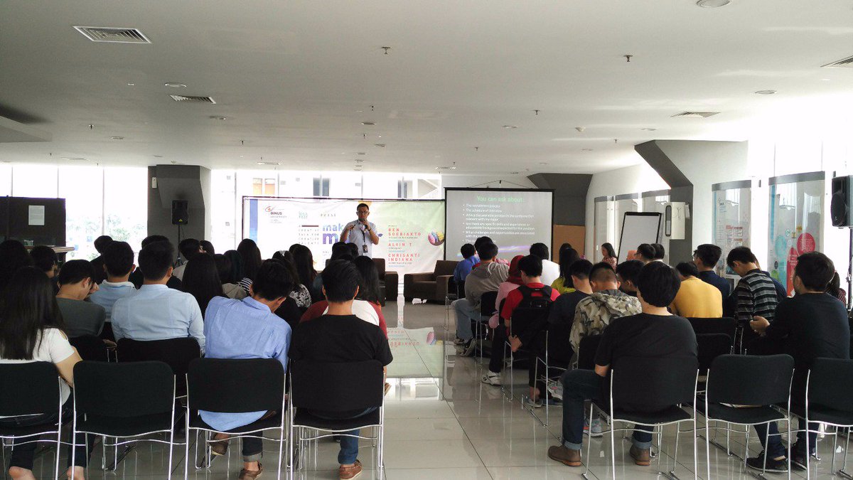 Jgn smpe telat nih! seminar utk prepare CV km <a href="/hall/">Hall</a> lantai 3 K.anggrek jam 11 nanti ya! #BINUSJOBEXPO <a href="/BINUSCAREER/">BINUS CAREER</a>