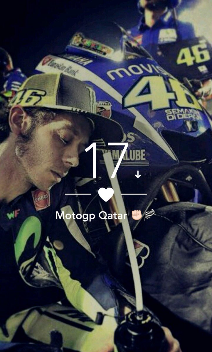 FedericaBore's tweet photo. Qatar ✊🏁 #ValentinoRossi #vr46 https://t.co/qXHu8Ig7q5