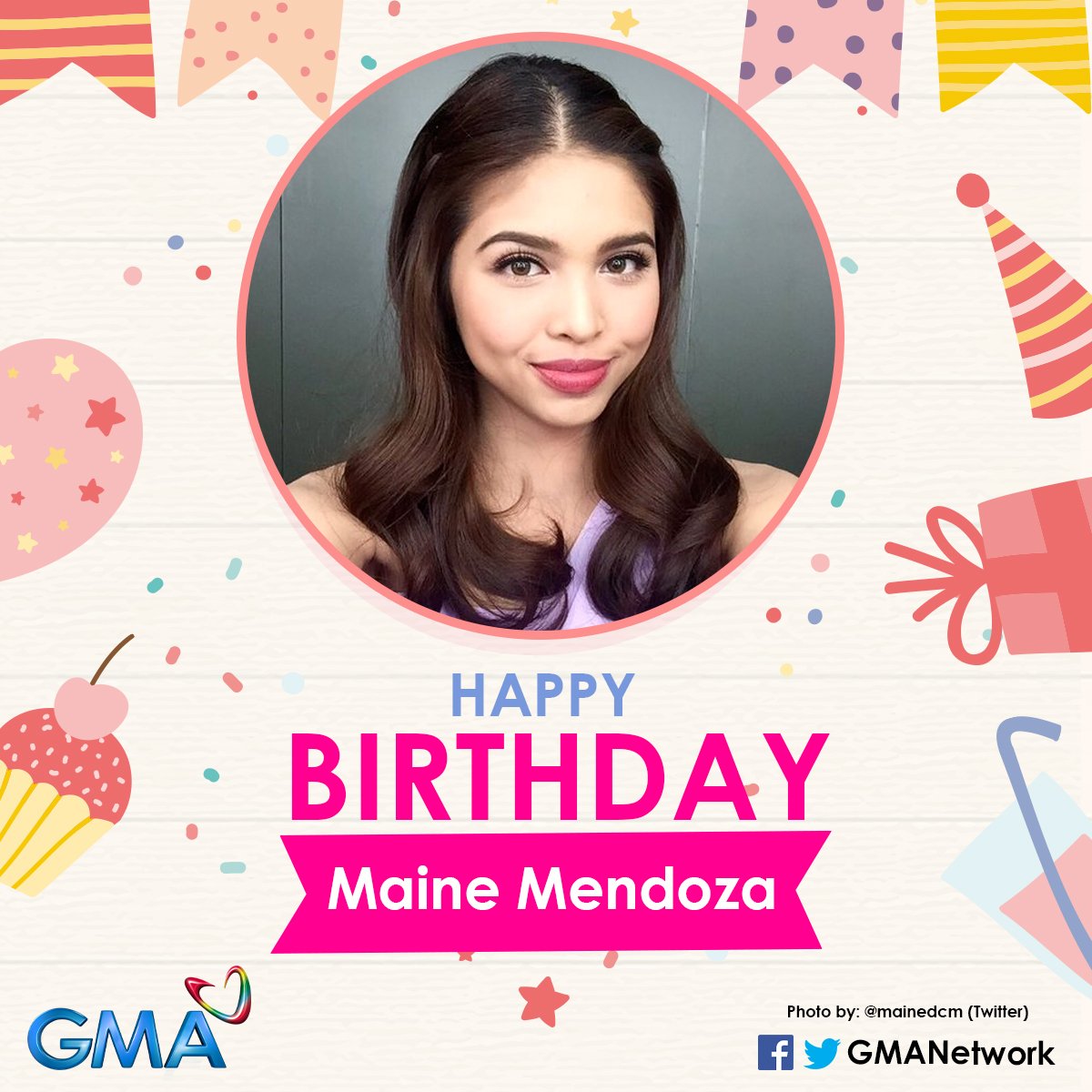 gmanetwork's tweet photo. Happy birthday to a one-of-a-kind lady, Maine Mendoza! May you have a blast today! https://t.co/fqnHEh1YGa