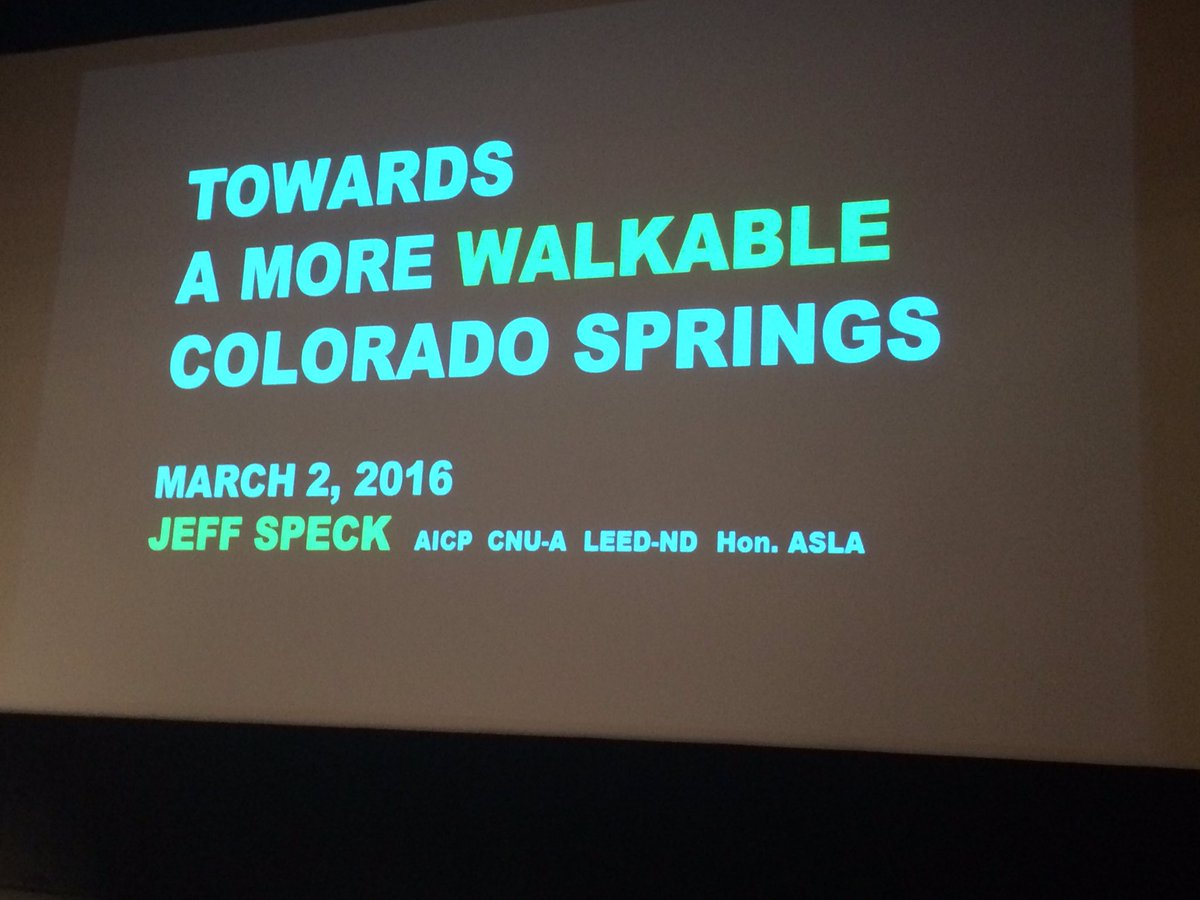 ConnectCos's tweet photo. @DowntownCS City Series - Why we need a walkable city - How do we do it? #downtowncs #connectcos #WeAreCOS https://t.co/HBMM2LuhIw