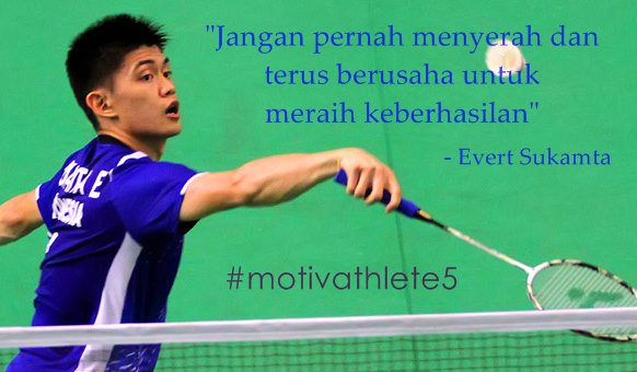 #motivathlete hari ini dari <a href="/evertsukamta2/">evert sukamta</a> 

Photo :
djarumbadminton.com