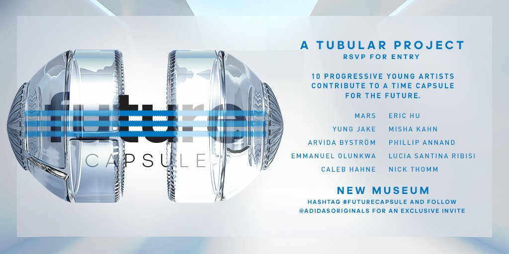 adidasoriginals's tweet photo. NYC: Follow @adidasOriginals &amp; use #futurecapsule for a chance to get invited to the #Tubular Future Capsule event. https://t.co/jILKMJx21s