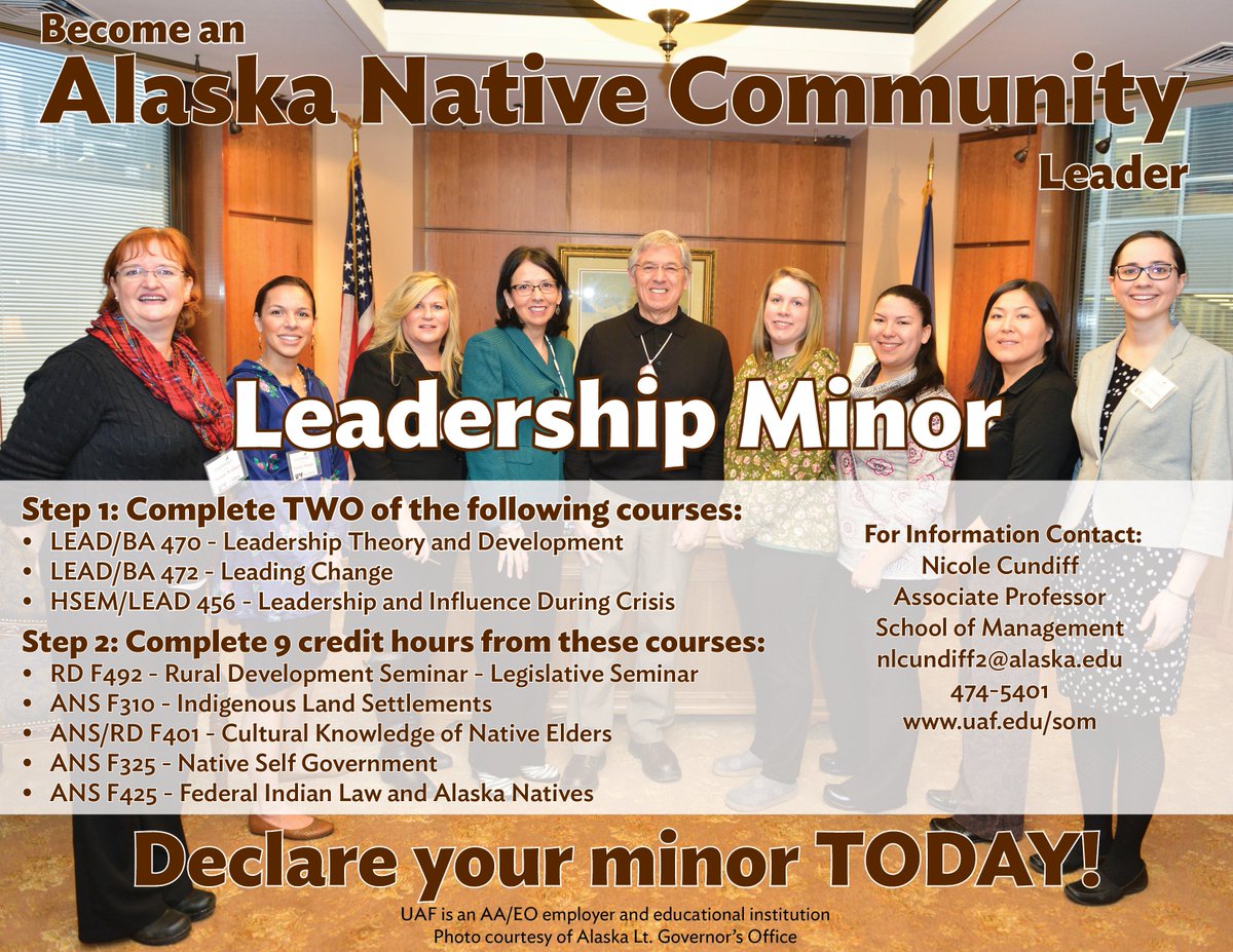 #declareyourminortoday #dansrd #uaf #leadershipminor