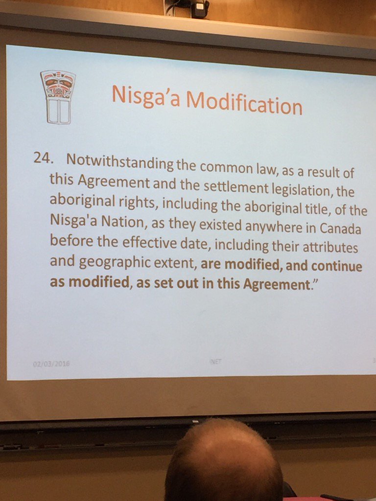 RussDiabo's tweet photo. Modified Title means Extinguished Title. Don't be fooled by Canada's legal weasel wording. https://t.co/fr6vAfB4Jp