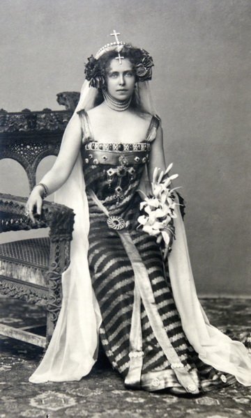 Picture of Maria of Romania in 1896 