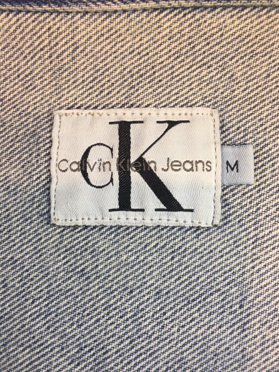 thriftDOTsupply's tweet photo. Calvin Klein Denim Jean Jacket Size M $28
https://t.co/6BhvUufazH https://t.co/84EeunFCEs