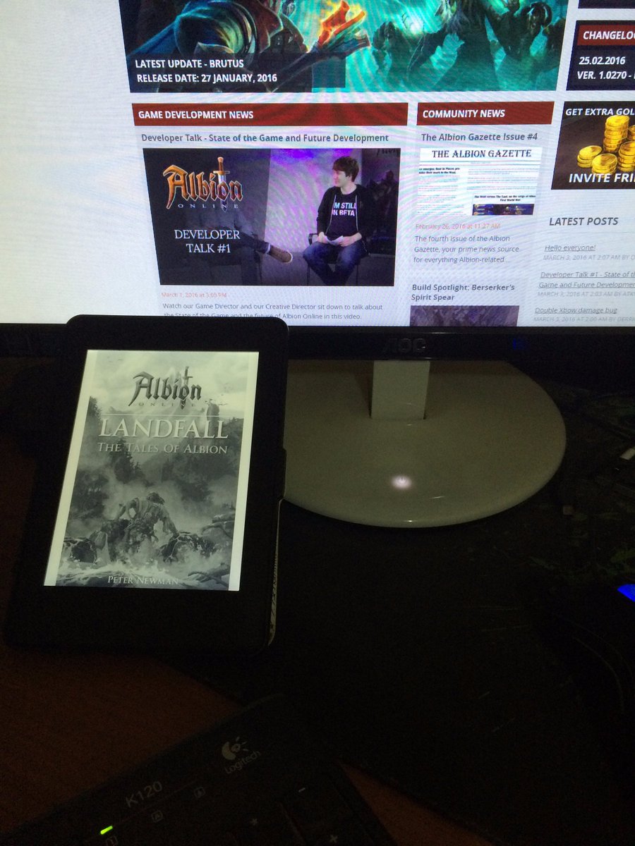 rbjt_'s tweet photo. I have my Landfall - The Tales of Albion copy for Kindle =), thanks @albiononline @runpetewrite https://t.co/nW3bgjvF1E