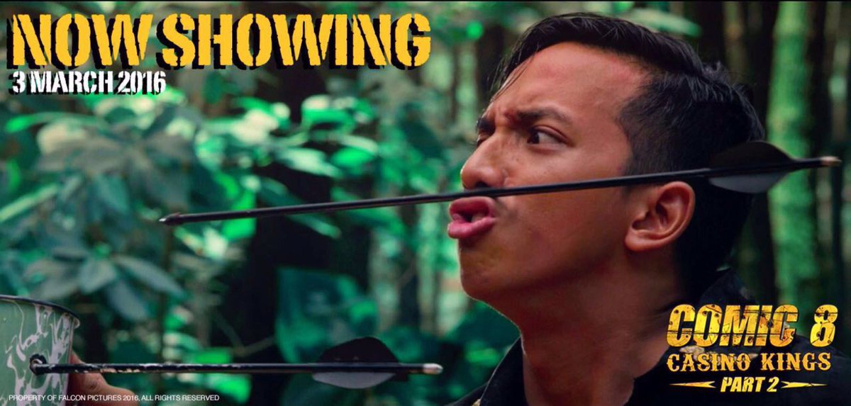 cinema21's tweet photo. Aksi para Comic berlanjut. COMIC 8: CASINO KINGS PART 2 tayang mulai hari ini di bioskop. https://t.co/YFwT82C4SQ https://t.co/pY6KTFCaEk