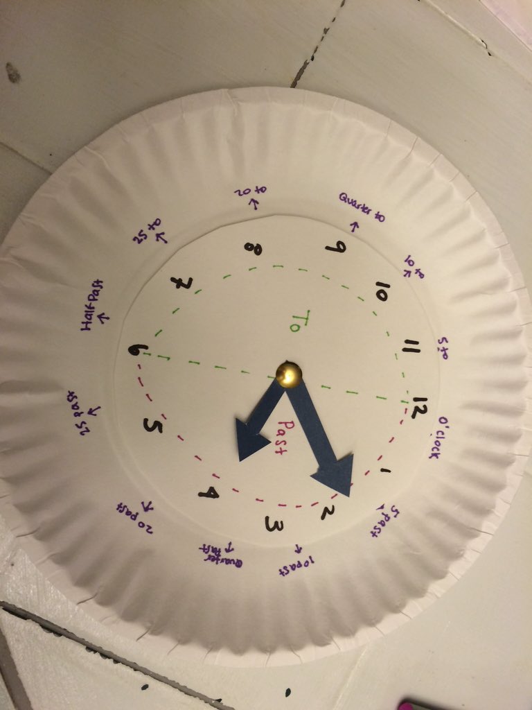 paigebricker's tweet photo. Create a clock idea #BrogMath https://t.co/b3CHuyHIch