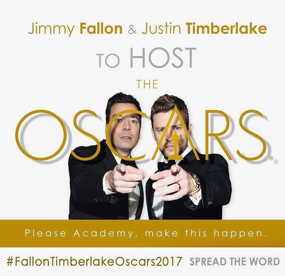 !!!!! #FallonTimberlakeOscars2017