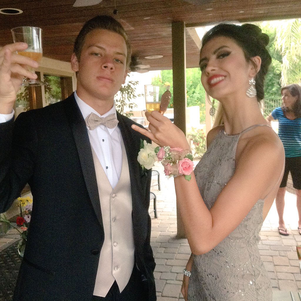BrandonnnGarcia's tweet photo. A toast to my girl because she makes me proud day in and day out #PromSoon 👀🍸 https://t.co/A07BmJCMEe