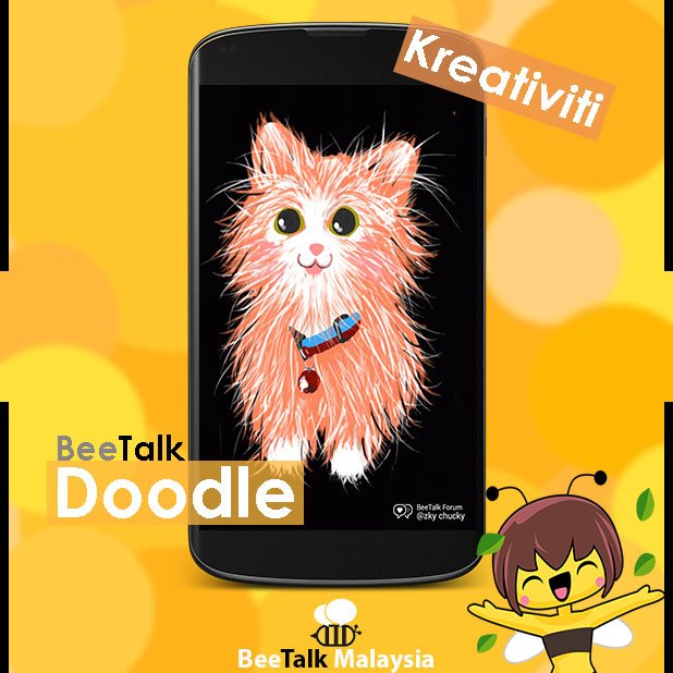 MYBeeTalk's tweet photo. Marilah doodle bersama BeeTalk! https://t.co/czZiT9xDxH