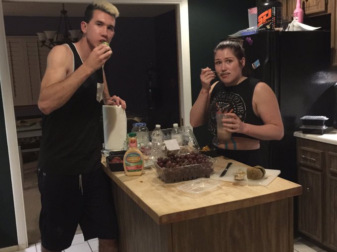 Post workout high.... Feeeeddd us!! #gymlife #gym #workout https://t.co/6qhnfgIjPe<a href="/tag/gymlife"class="tags">#gymlife</a><a href="/tag/gym"class="tags">#gym</a><a href="/tag/workout"class="tags"><span>#workout</span></a>