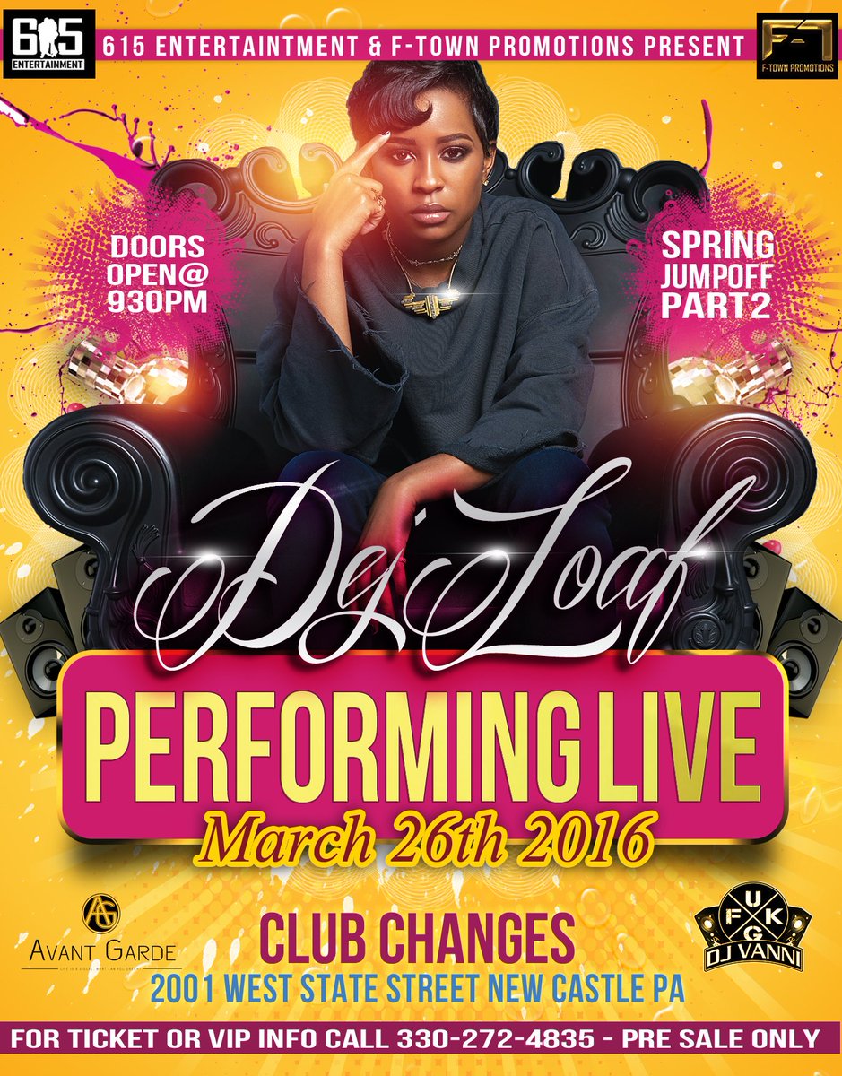 615_ENT's tweet photo. Don't miss Dej Loaf performing live @ Club Changes in New Castle PA Saturday March 26th https://t.co/NoXfjQ4Ugb