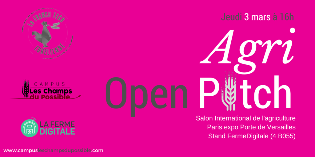 champspossible's tweet photo. JOUR J ! RDV à 16h sur le stand @FermeDigitale #SIA2016 pour découvrir les projets soutenus par @champspossible ! https://t.co/CkV51XfGZW