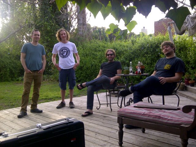 SpiralElectric's tweet photo. Cooling out between takes, with producer Tommy Dietrick at today's recording session at #skylabstudio in LA https://t.co/wMwioeveBs