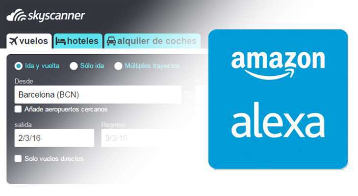 Ricerca Voli Skyscanner con Alexa, il servizio vocale di Amazon Ricerca Voli Skyscanner con Alexa, il servizio vocale di Amazon