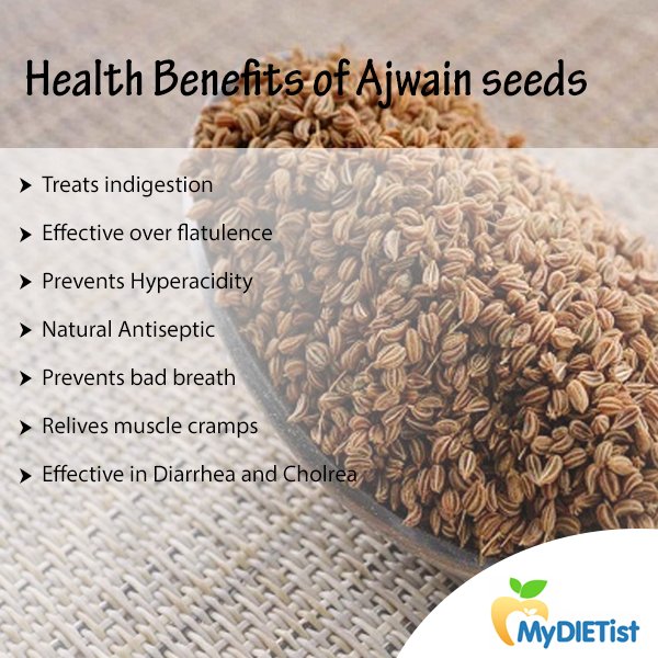 MyDIETist on Twitter "Here are some benefits of eating Ajwain seeds! 